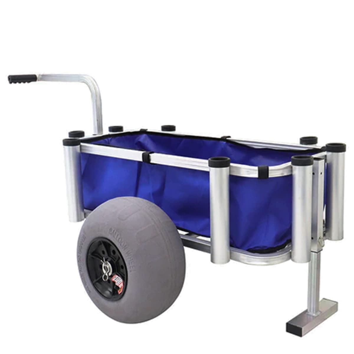 Juggernaut Storage Carro Utility Rolling 220 lb Capacidad Azul Resistente al Agua AFCART-BLUE