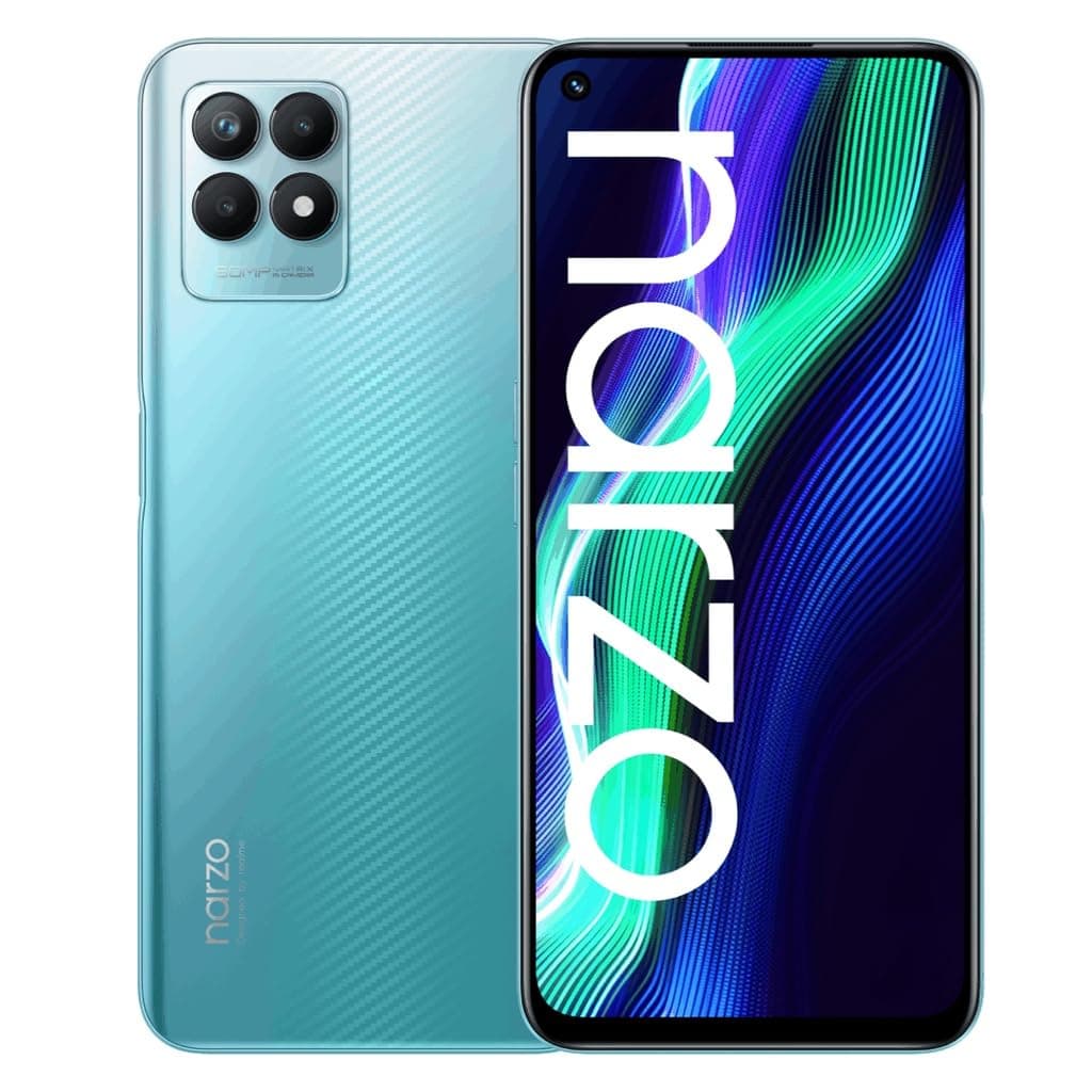 realme Narzo 50 Dual-SIM 128 GB ROM + 4 GB RAM (solo GSM | Sin CDMA) Factory Unlocked Smartphone 4G/LTE (Azul) - Versión Internacional 6941399065666