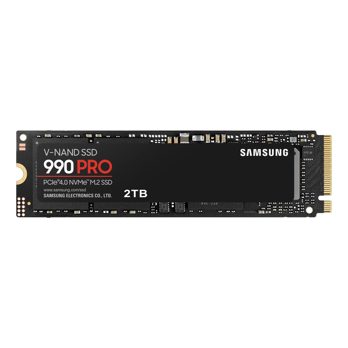 Samsung 990 PRO 2TB PCIe Gen 4.0 x4 (Velocidad máxima de transferencia 7.450 MB/s) NVMe M.2 (2280) SSD interno MZ-V9P2T0B-IT/EC LSY-AAZV-IT-20230804-1692