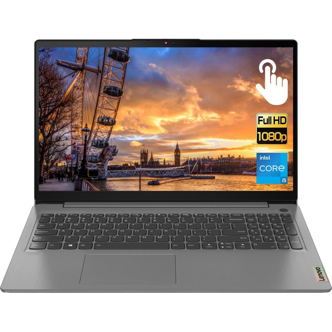 Lenovo Ideapad insignia portátil táctil 15.6" FHD para negocios, Intel 4 núcleos i5-1135G7 (mejor que i7-1065G7, hasta 4.2GHz), 20GB RAM, 1TB SSD PCIe, gráficos Iris Xe, teclado numérico, Win 11, gris, accesorio GM