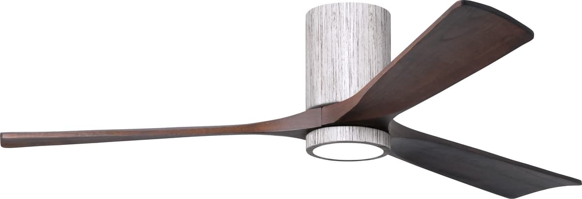 Matthews IR3HLK-BW-WA-60 Ventilador de techo Irene 60" con luz, control remoto y de pared, motor DC silencioso