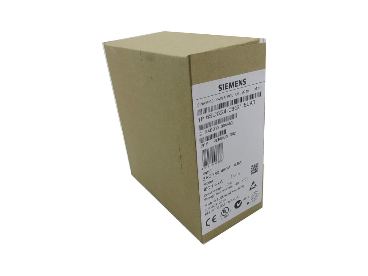 Siemens 6SL3224-0BE21-5UA0 Módulo Sinamics Power G120