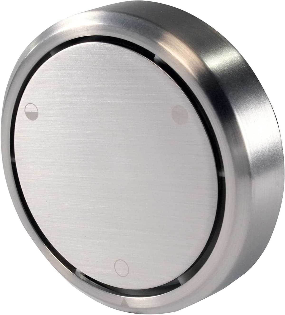Westbrass D493CHM-50-07 - Tapa de rebosadero redonda patentada para baño, cierre profundo (50-Pack)