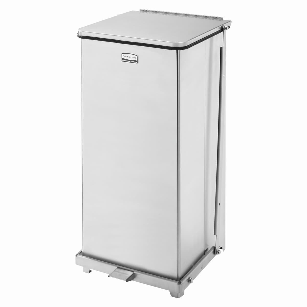 Rubbermaid Defenders bote de basura con pedal 13 GAL acero inoxidable FGST24SSPL