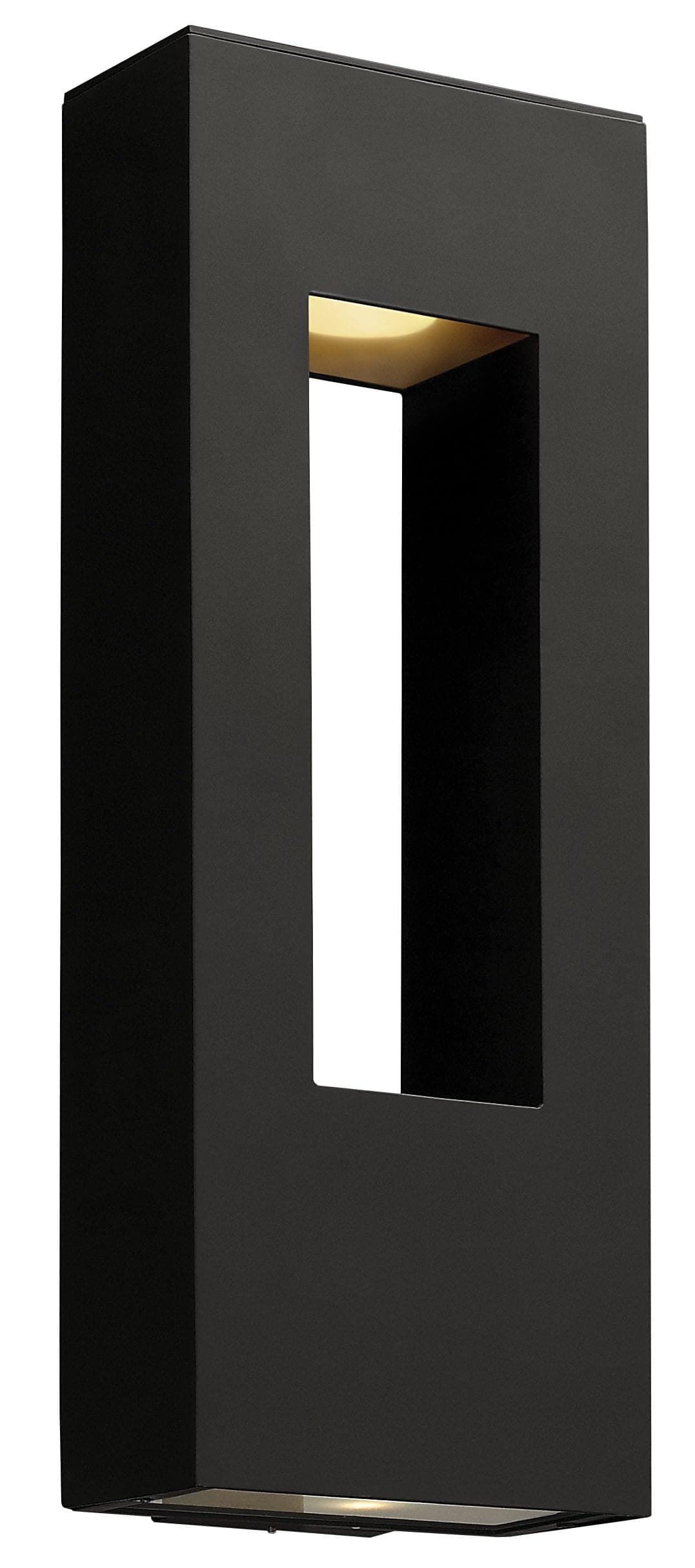 Hinkley Atlantis 1649SK-LED - Lámpara exterior mural grande LED, Satin Black