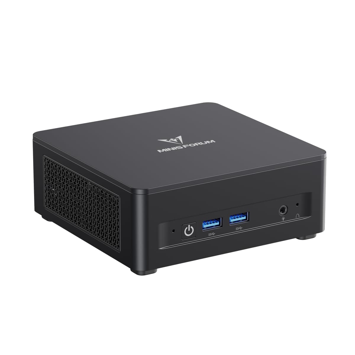 MINISFORUM Mini PC UM760 Slim, procesador AMD Ryzen 5 7640HS (6 núcleos/12 hilos, hasta 5.0 GHz), 16GB RAM DDR5 y 512GB SSD PCIe 4.0, mini computadora, salida HDMI 2.1/USB4 con soporte 8K@60Hz, WiFi 6E/BT5.3/Encendido automático