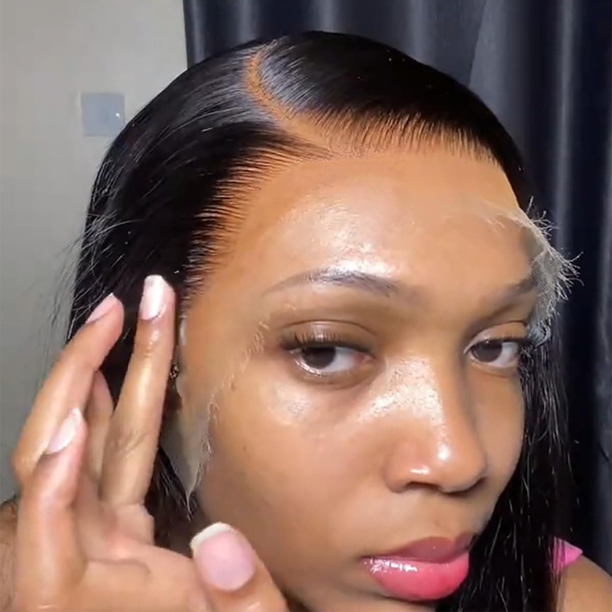NESMON 34 Inch 13x6 HD Lace Front Wig - 200% densidad, Swiss lace ultrafina, cabello humano NES-LFSW-220D-ST-34INCH
