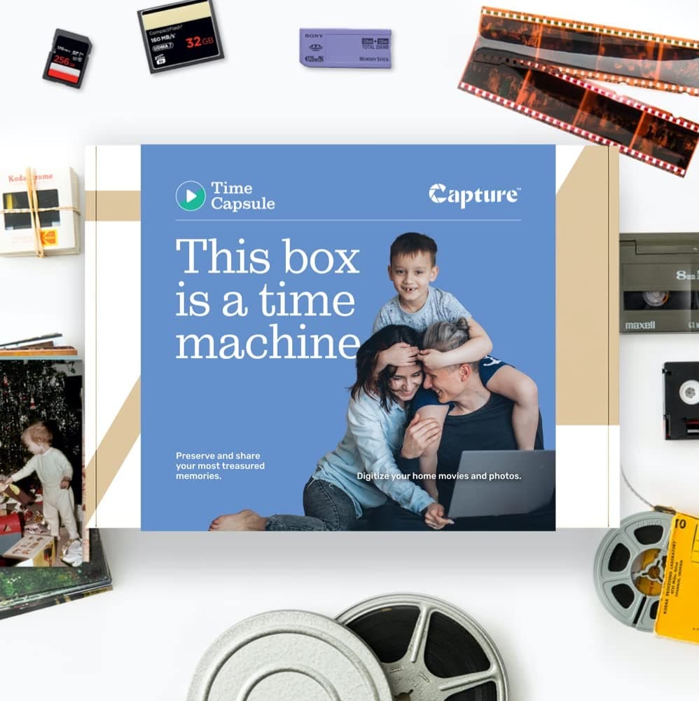 Capture Digitization Shipping Kit - Servicio de digitalización de hasta 20 ítems y entrega en USB