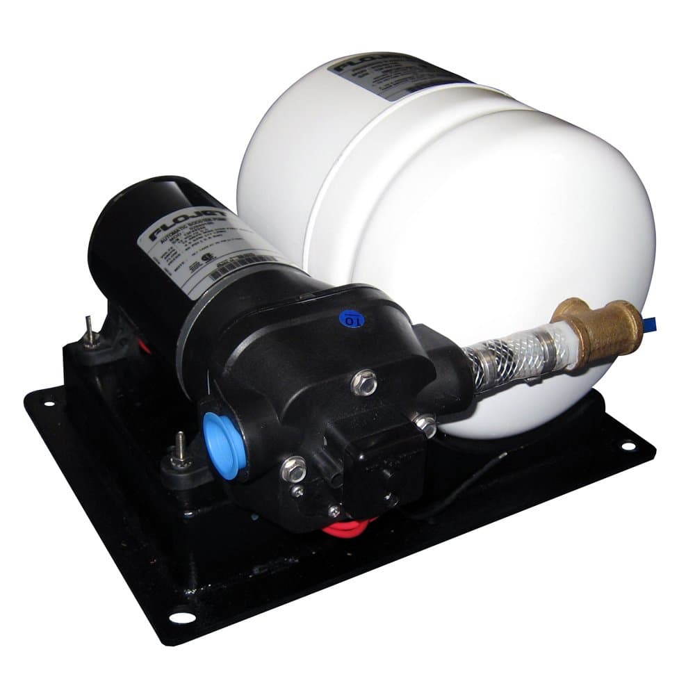 FloJet 02840100A Sistema de agua de alto volumen con acumulador 12V, 4.5+ GPM