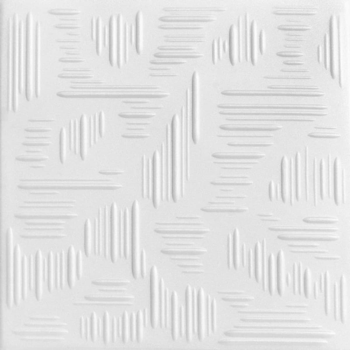 À LA MAISON CEILINGS R60 Country Wheat Adhesivo de Espuma para Techo Tipo Baldosa (384 sq. ft./Case), Paquete de 144, Blanco Paloma R60dw-144