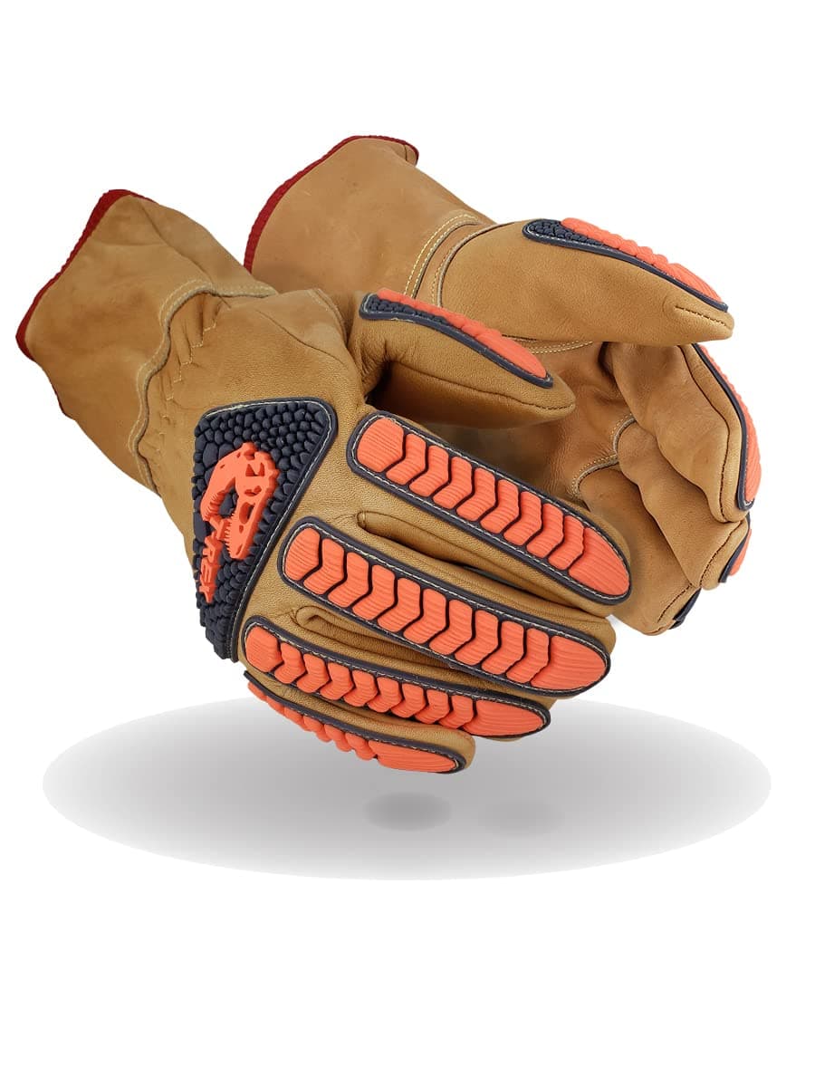 MAGID T-REX Inferno TRX858OB Guante para Soldador FR con Impacto, Medium - Cut Level A5 (6 Pair) TRX858OBM