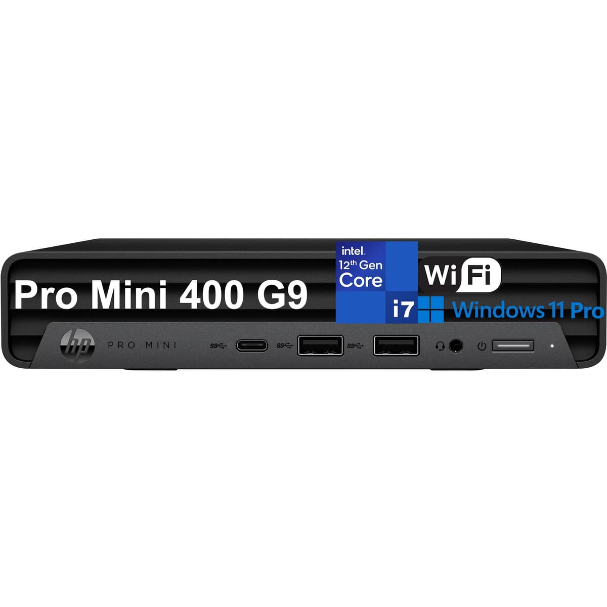 HP Pro Mini 400 G9 MFF - Intel i7-12700T, 16GB, 1TB PCIe SSD, Windows 11 Pro