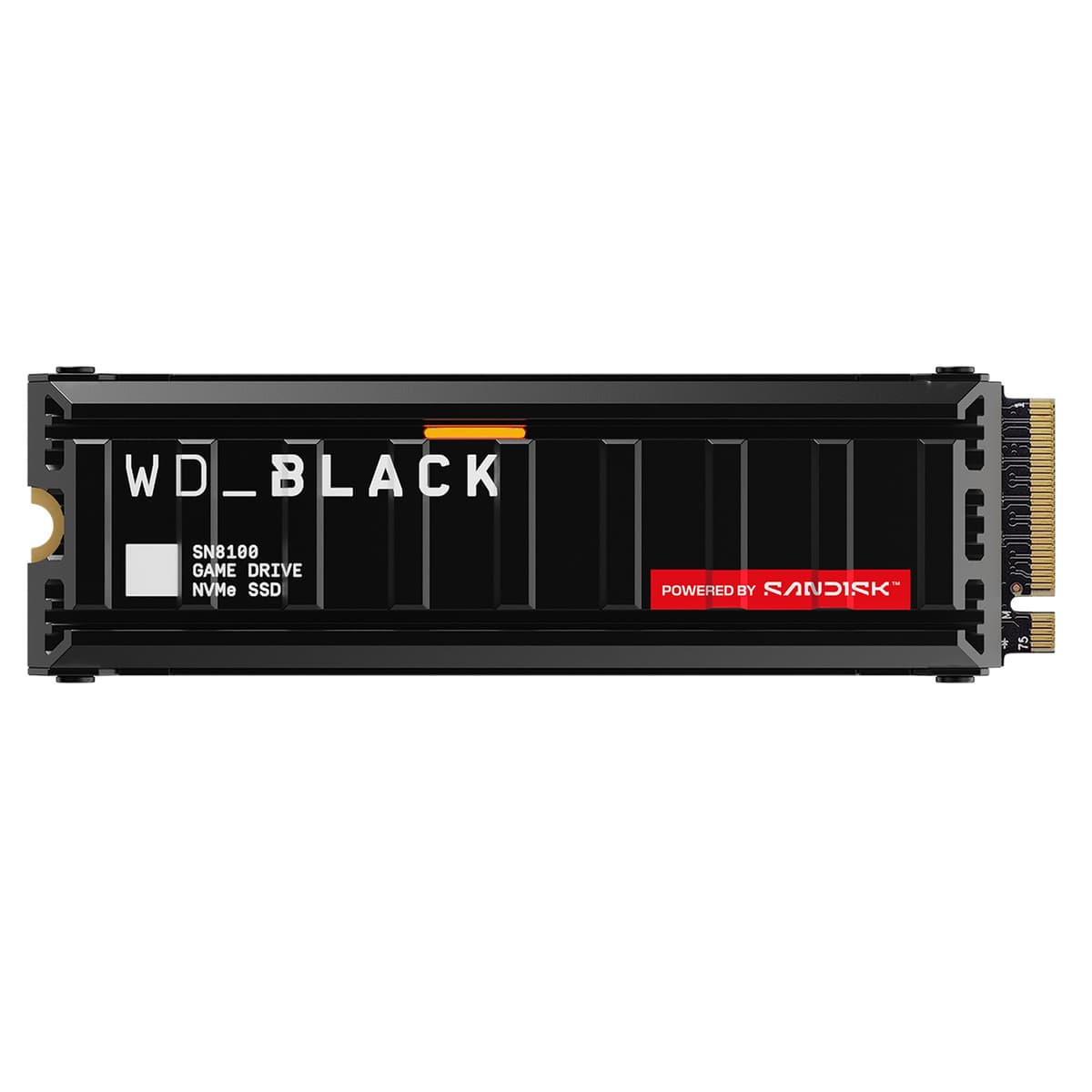 SanDisk WD_Black SN8100 2TB NVMe SSD con Heatsink PCIe 5.0x4 M.2 2280 WDS200T1XHM