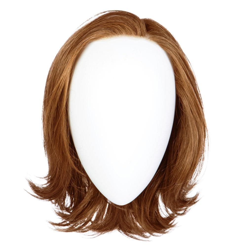 Raquel Welch Take A Bow peluca en capas longitud mentón con base anudada a mano by Hairuwear, talla petite average cap, RL29/25 Golden Russet