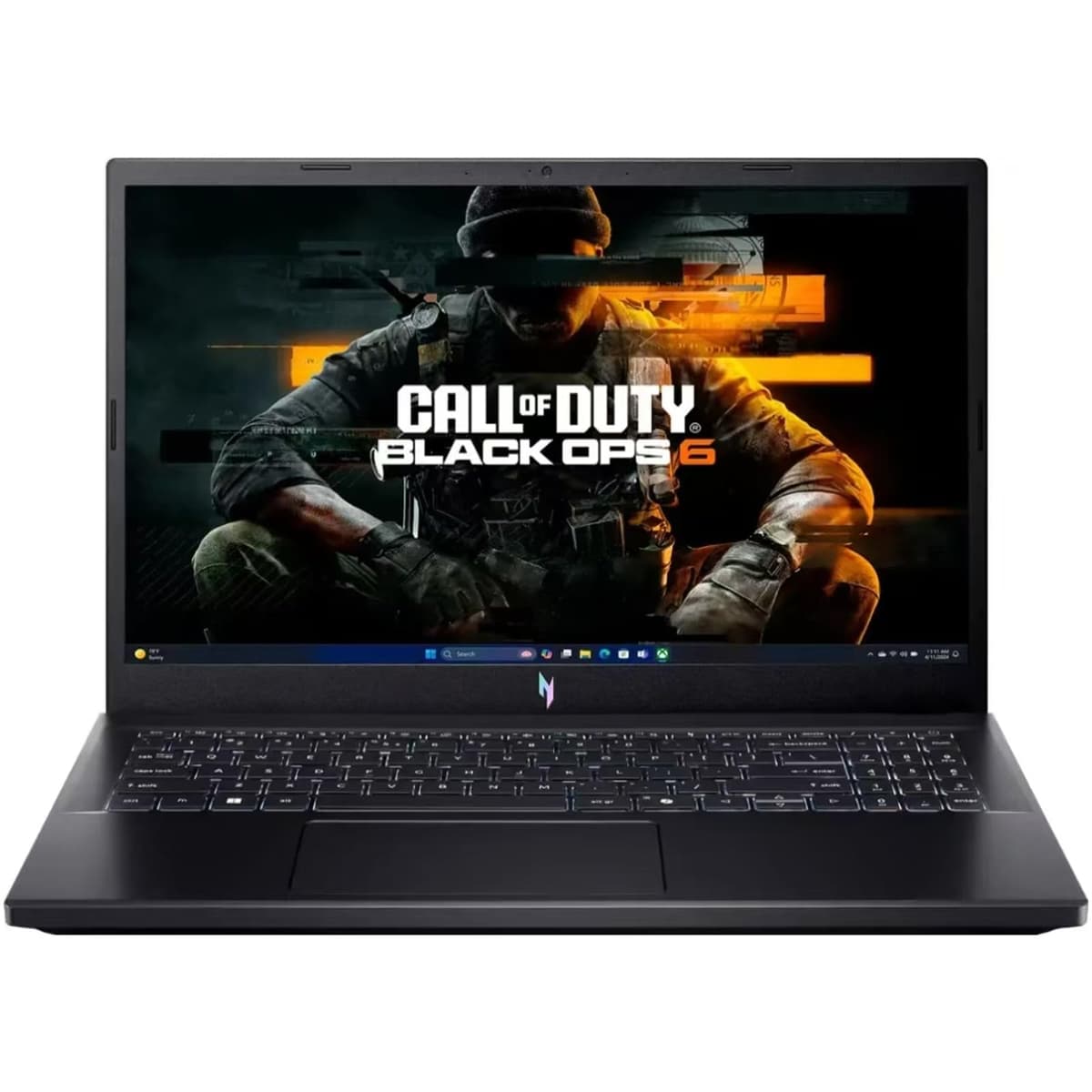 Laptop Acer Nitro V para Juegos, 15.6" FHD IPS, 144Hz, AMD Ryzen 5 7535HS de 6 núcleos, GeForce RTX 4050, 16GB DDR5, SSD de 1TB, Negro Obsidiana, Windows 11, BK, Bolsa para laptop, Mousepad TWE y mouse HS-1TRF-1VIJ