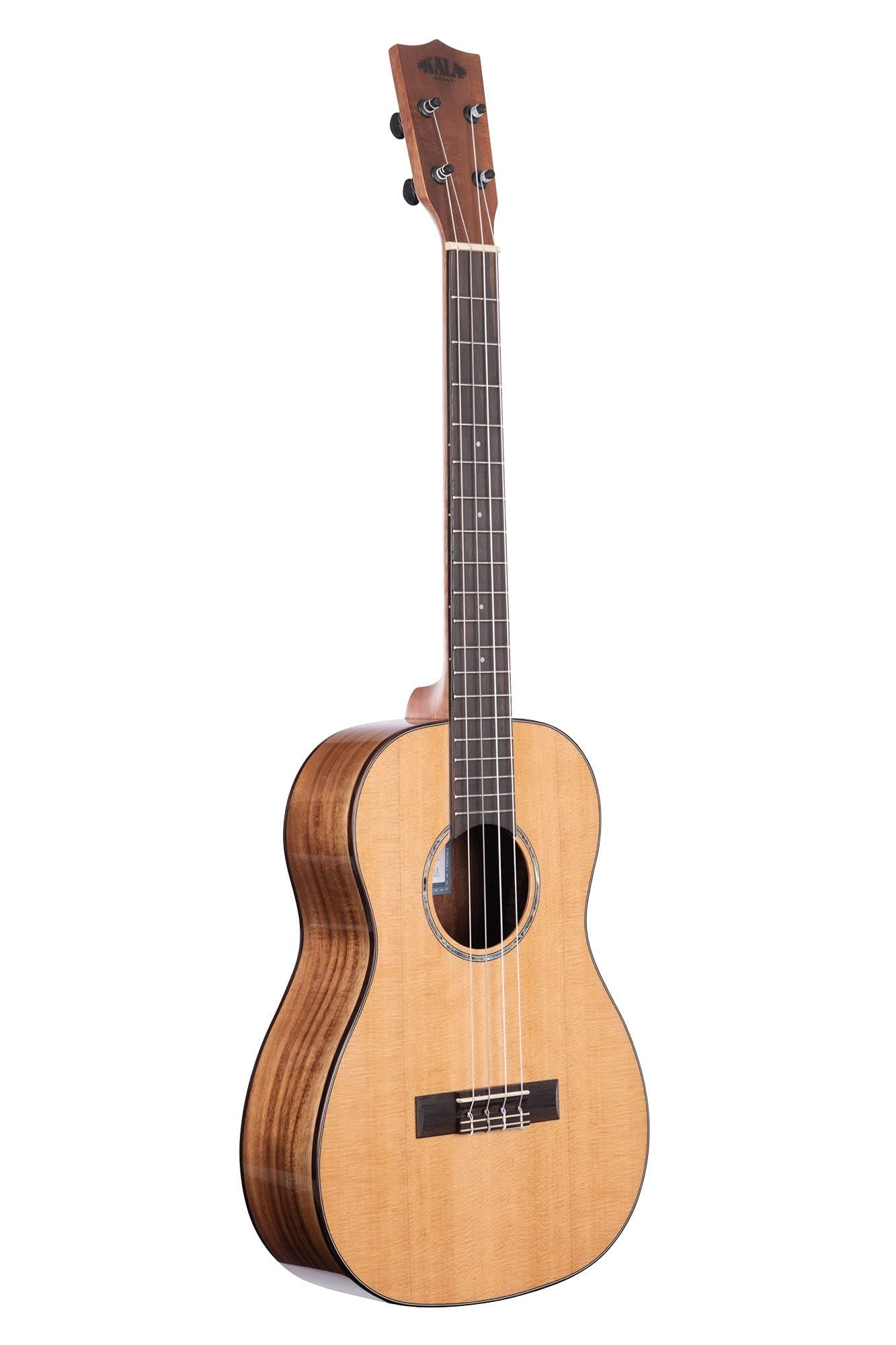 Kala Gloss Ukulele Barítono de Acacia Tapa Maciza de Cedro (KA-SCAC-B)