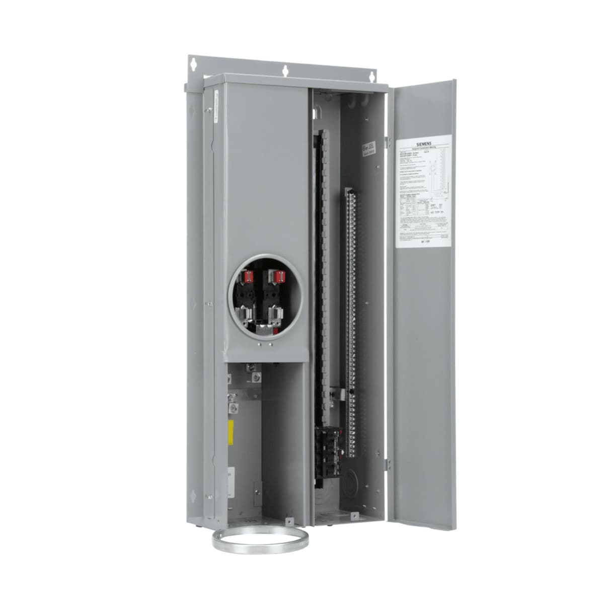 Siemens MC2442B1200EFV meter-load center combinación 24 espacios 42 circuitos 200A montaje empotrado solar ready