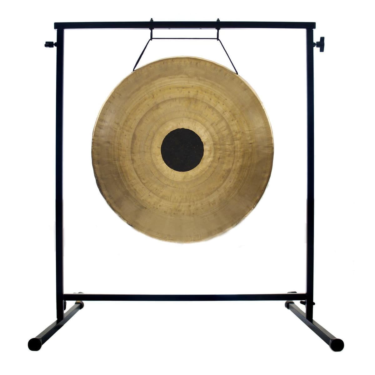 Unlimited Gongs de 24" a 26" en Soporte Fruity Buddha - Incluye Gong, Cuerda, Mazo y Soporte/Medium Hecho a Mano Gong Tradicional Chino/Fácil de Montar Soporte Metálico/Fácil de Tocar gu-26chocdrop-fruity
