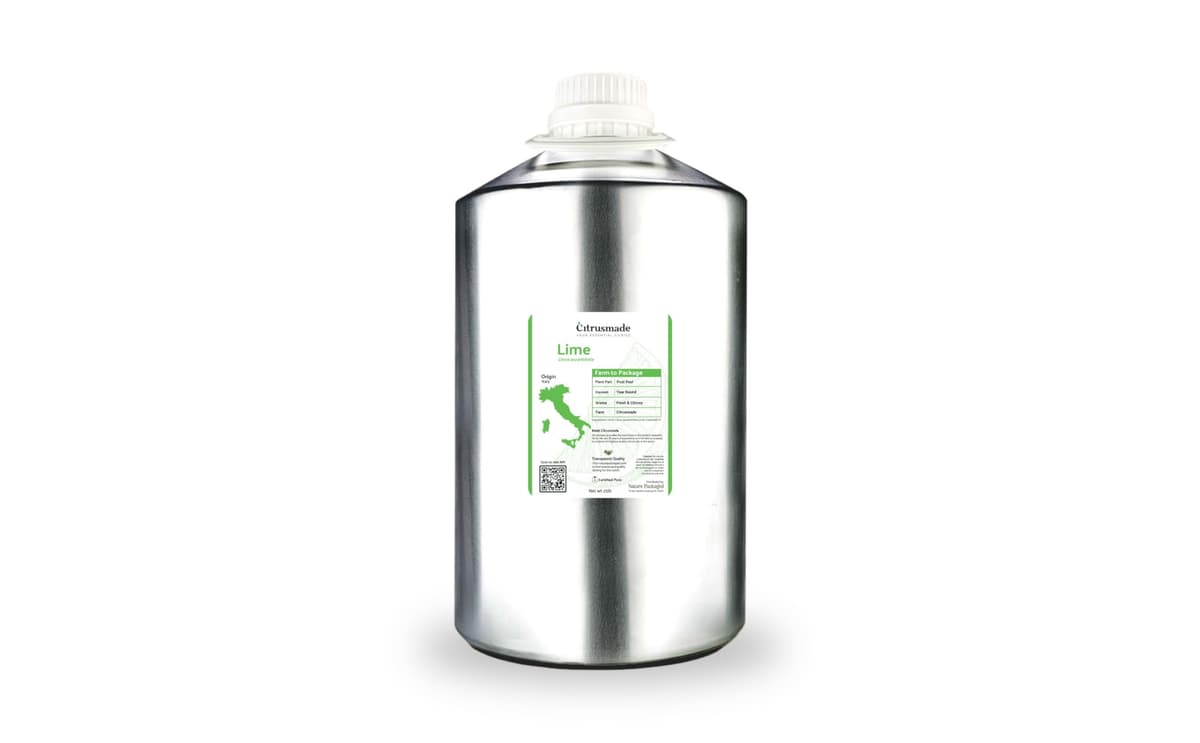 Nature Packaged Lime Essential Oil - Aceite Esencial de Lima 100% puro (22lbs) - Direct from Citrusmade, Sicily