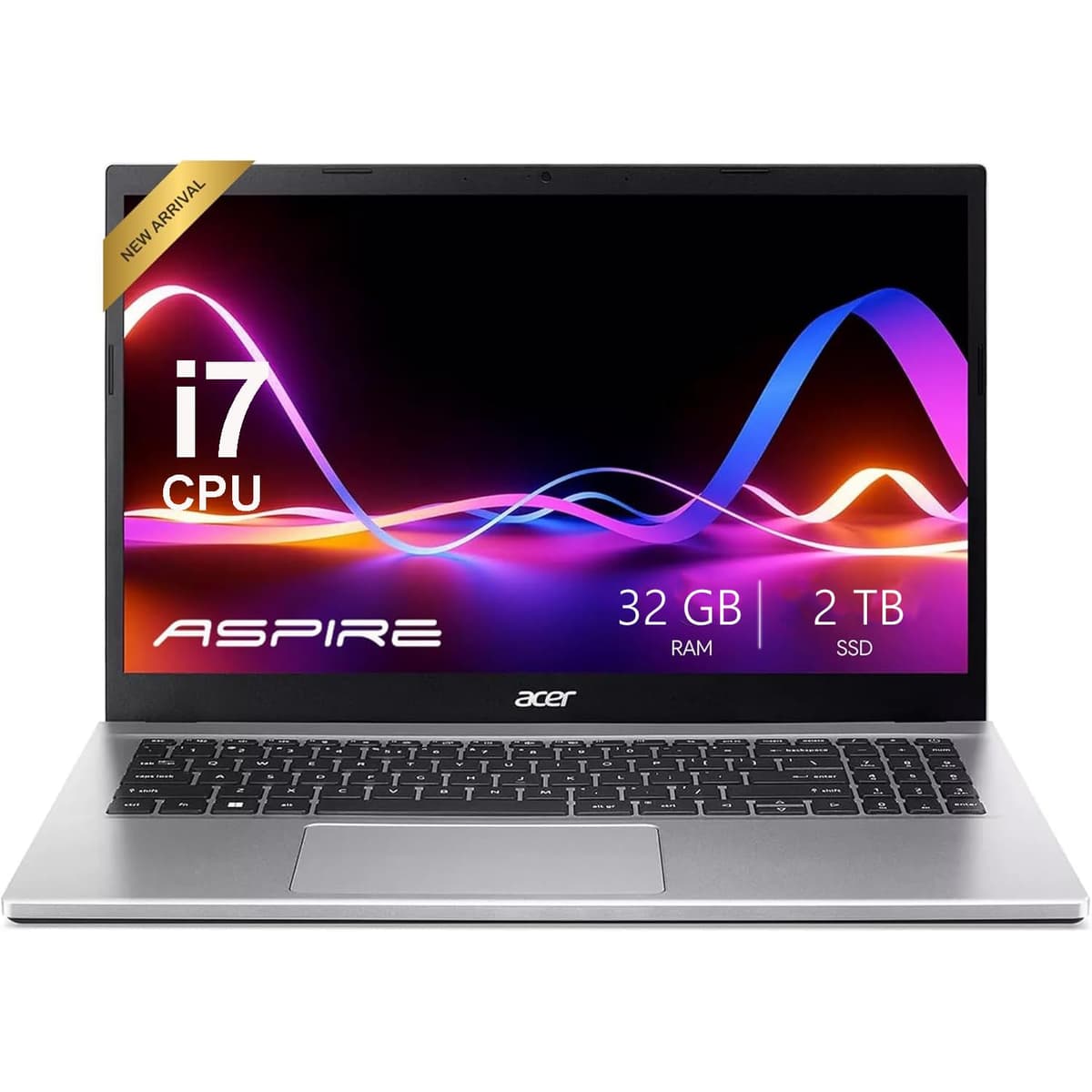 acer Aspire Premium 15.6" - Intel i7-1255U, 32GB RAM, 2TB SSD, FHD IPS, Backlit, Windows 11 Pro Business Laptop