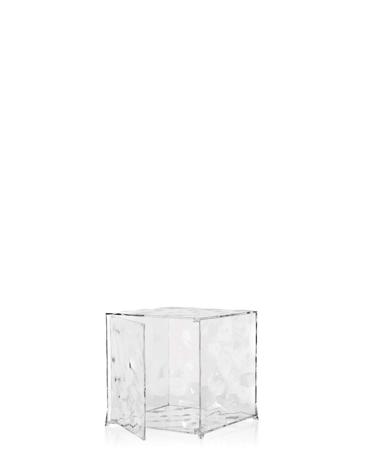 Kartell Optic Cube con puerta por Patrick Jouin, paquete de 1, cristal transparente 3510/B4