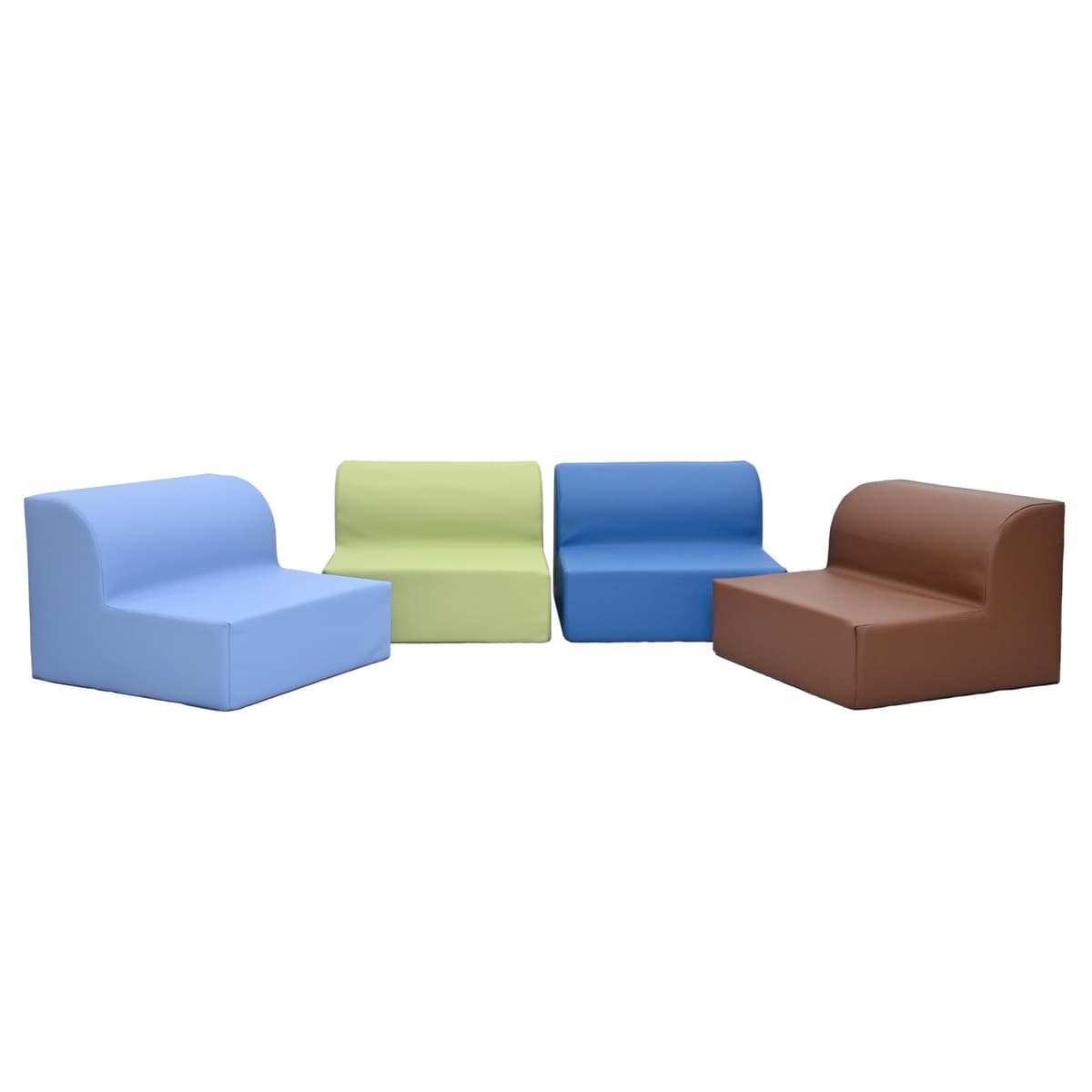 Children's Factory Loungers Set de 4, Woodland - Sillas infantiles cómodas CF805-365