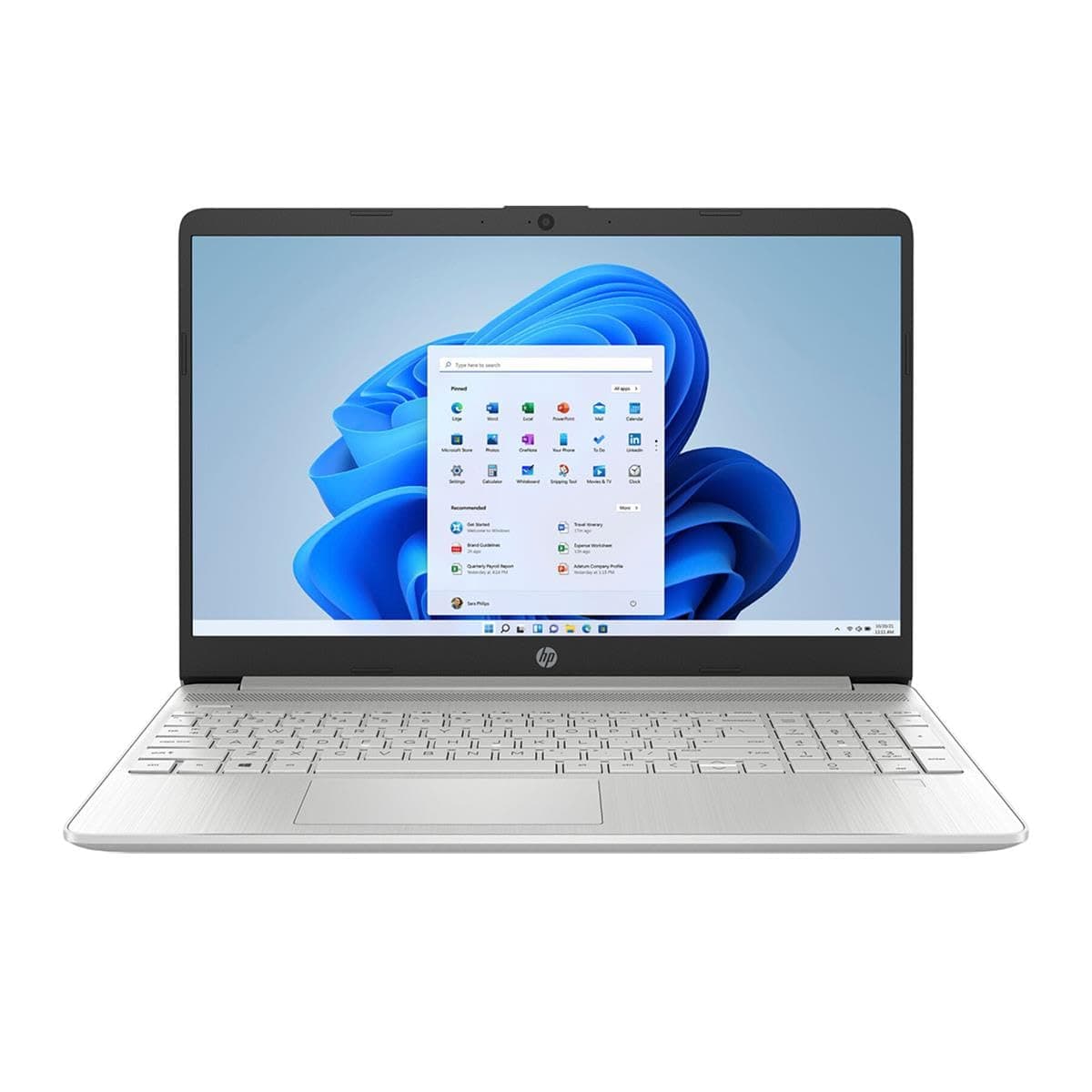 HP 15-dy5073dx Laptop táctil de 15.6" Full HD, Intel Core i7-1255U 1.7GHz, 16GB RAM, 512GB SSD, Windows 11 Home en modo S, Plata Natural