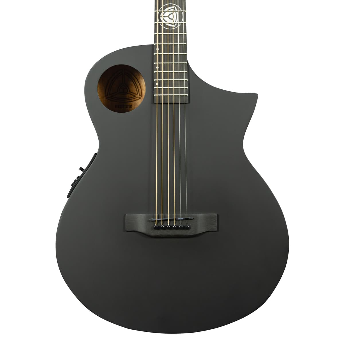 Lindo Neptune V3 Electroacústica All Black con Preamp F-4T y Tapa de Arce LINDO_NEPTUNE_EAG_V3