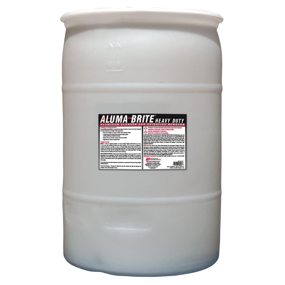 Corrosion Technologies ALuma Brite - Limpiador Industrial de Aluminio y Brilliantador, Fórmula de Espuma Alta Rinse-Free, 30 Gallon 25224