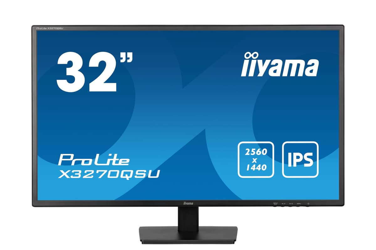 iiyama X3270QSU-B1 Monitor 31.5'' QHD IPS 2560x1440 100Hz, Negro