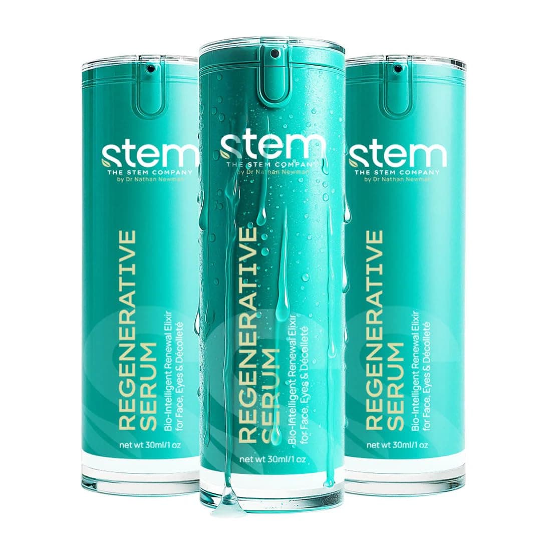 STEM Natural Intelligence ReGen³ Bundle 3 Pack Serum ReGenerativo Facial para Mujer 1 oz c/u