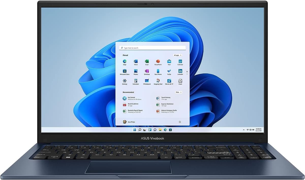 Notebook ASUS, pantalla FHD de 14 pulgadas, Intel Pentium Silver N6000, 8GB RAM, 256GB SSD, Windows 11 Home en modo S, Intel UHD Graphics, negro estrella, E410KA-PM464 (reacondicionado) 90NB1021-cr