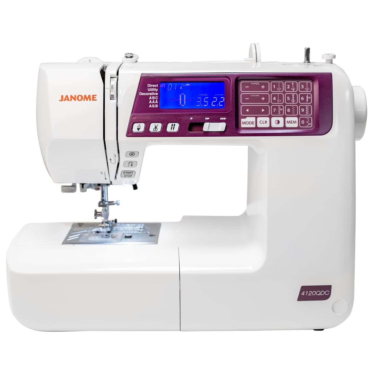 Janome 4120QDC-G Máquina de Coser y Quilting Computarizada con Kit de Colcha de Regalo 0014120QDC-G