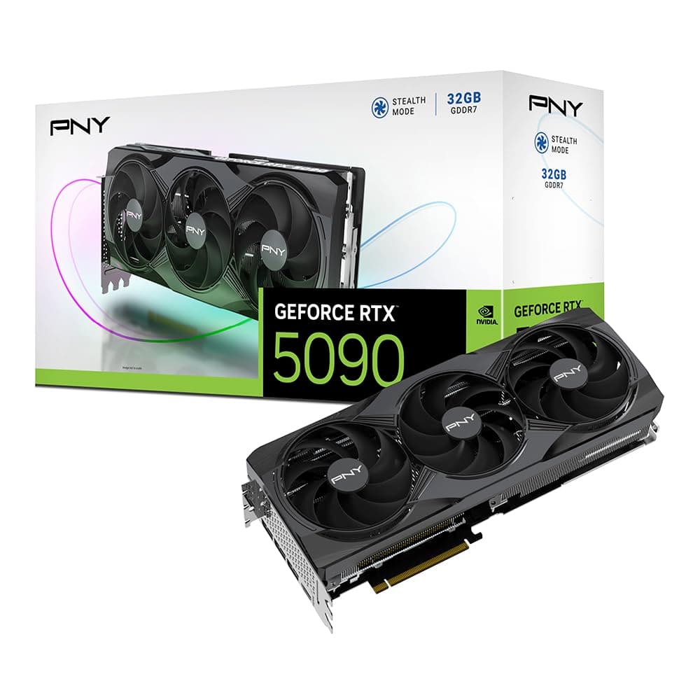 PNY GeForce RTX 5090 Triple Fan GPU - 32GB GDDR7 VCG509032TFXPB1