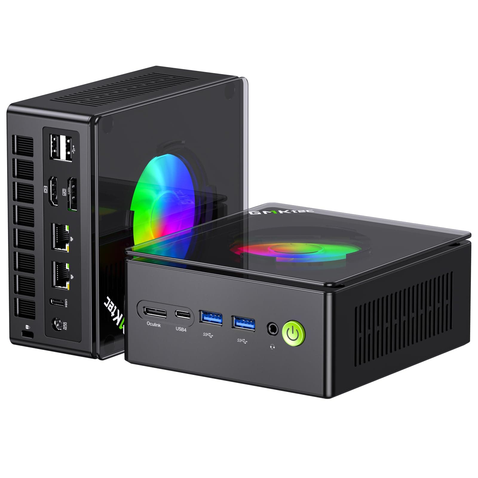 GMKtec K11 Mini PC Ryzen 9 8945HS, 32GB DDR5, 1TB SSD, HDMI/Oculink/DP/USB4, Dual 2.5G LAN
