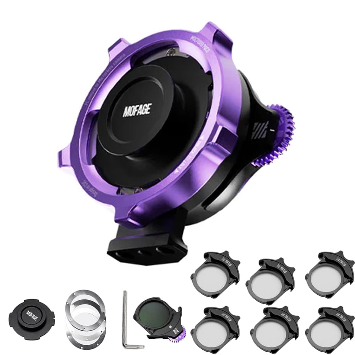 ZTIANFOTO MOFAGE PL-RF Lens Adapter Ring Kit para montar lentes PL en cámaras RF, cambio rápido de filtros MOFAGE PL-RF Kit