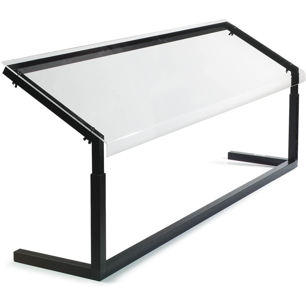 Carlisle protector contra estornudos ajustable para buffet 60" negro 926003