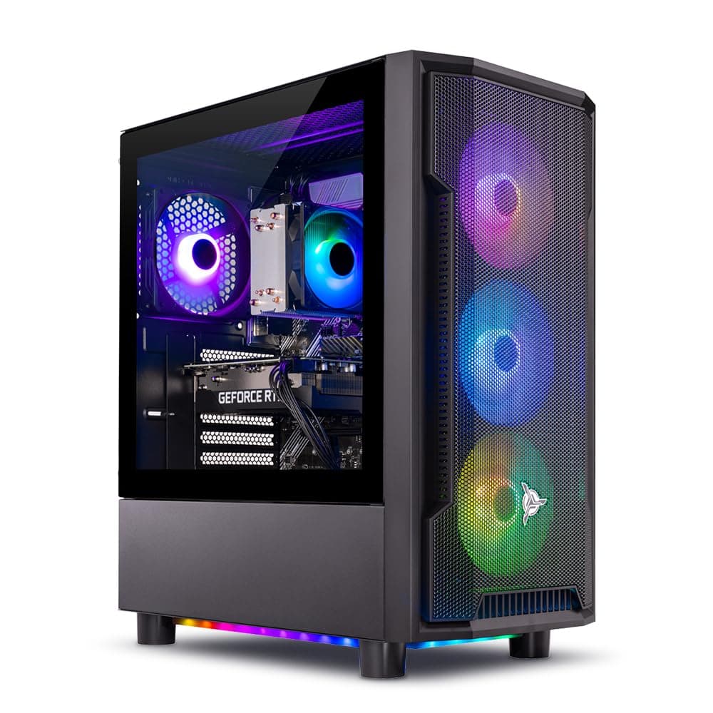 Skytech Gaming Shadow Desktop PC, Intel i5-13400F, RTX 3050, 1TB NVMe, 32GB DDR5 RGB ST-SHADOW4-1184-B-AM