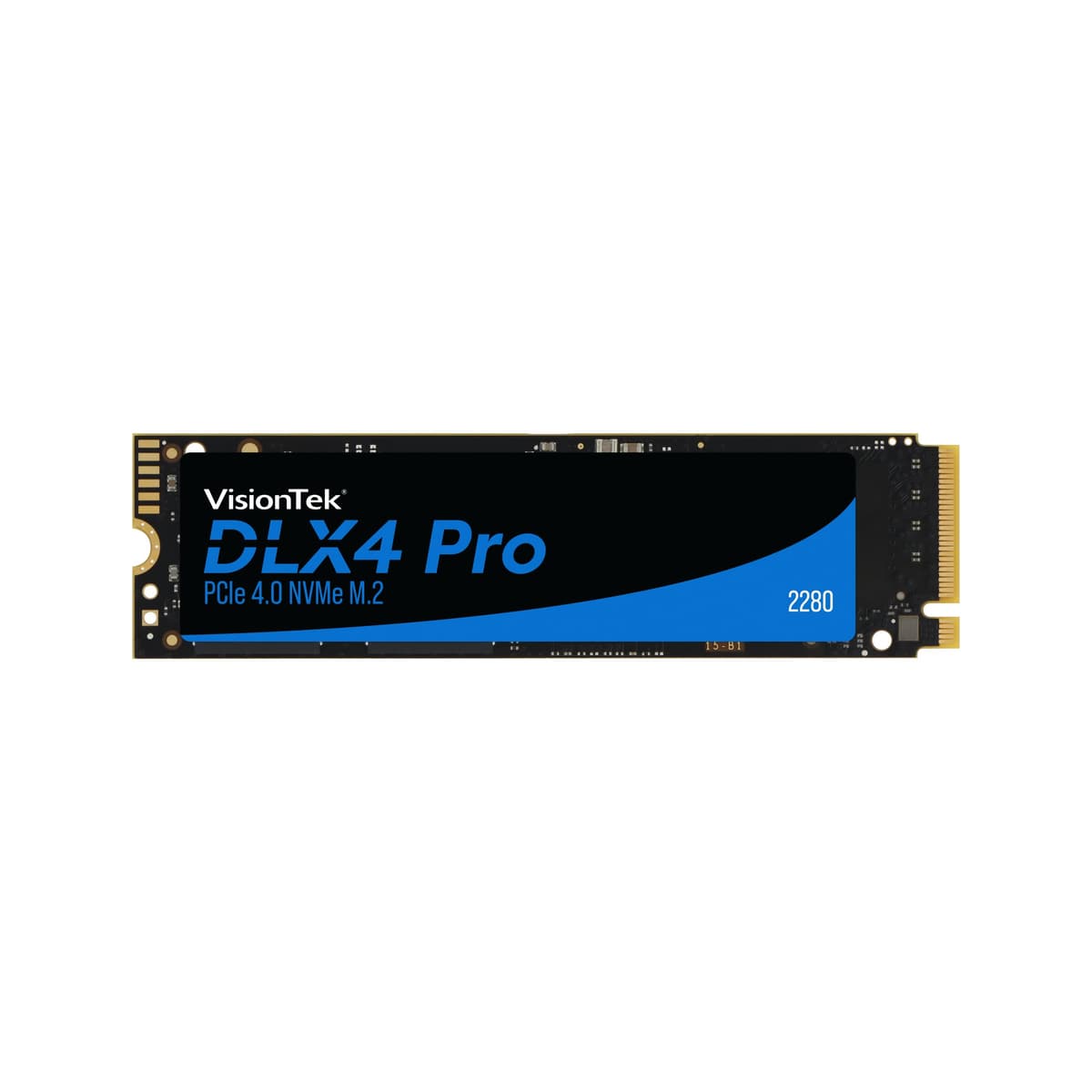 VisionTek 2280 M.2 DLX4 Pro SSD - 4TB - PCIe Gen 4.0 x4 NVMe - 5200MB/s Lectura, 4775MB/s Escritura - Laptops, PCs para Gaming, Consolas Compatibles 901570