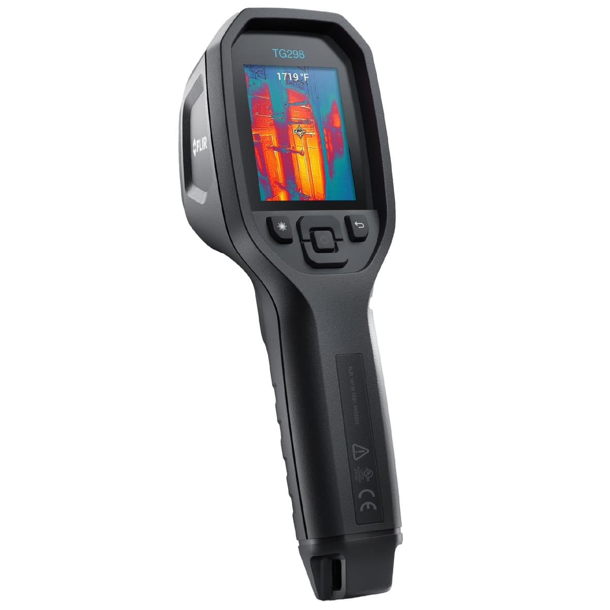 FLIR TG298 Cámara termográfica Super Resolution 320x240, láser Bullseye, hasta 1080°C, para altas temperaturas TG299