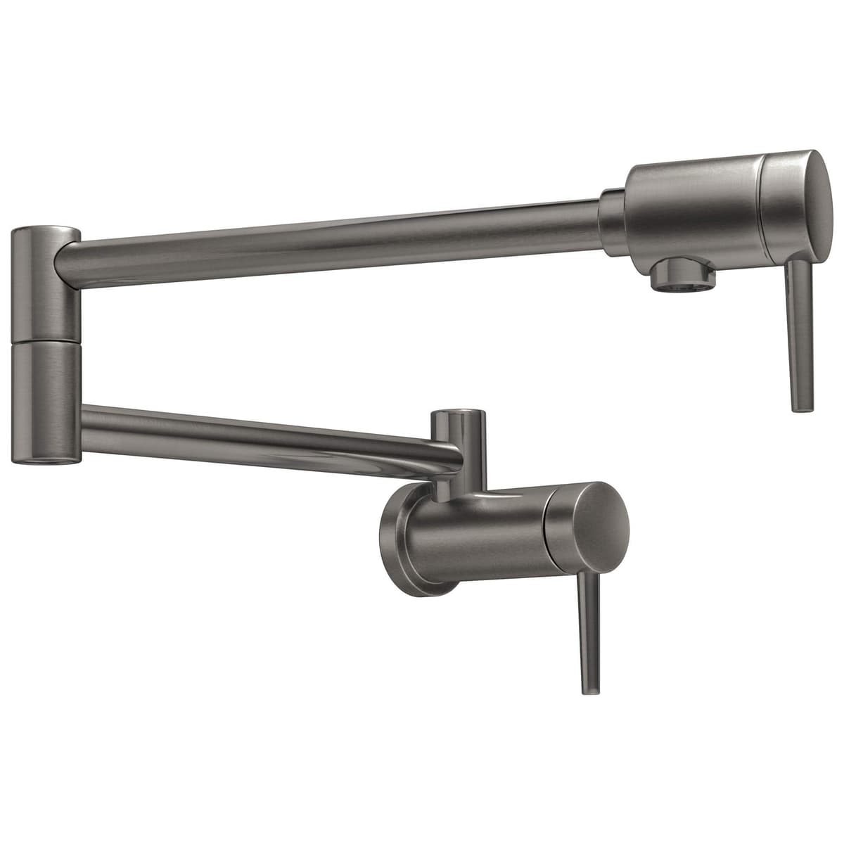 DELTA Grifo de Cocina Moderno para Rellenar Ollas en Acero Inoxidable Negro, Grifo de Cocina de Montaje en Pared, Acero Inoxidable Negro 1165LF-KS