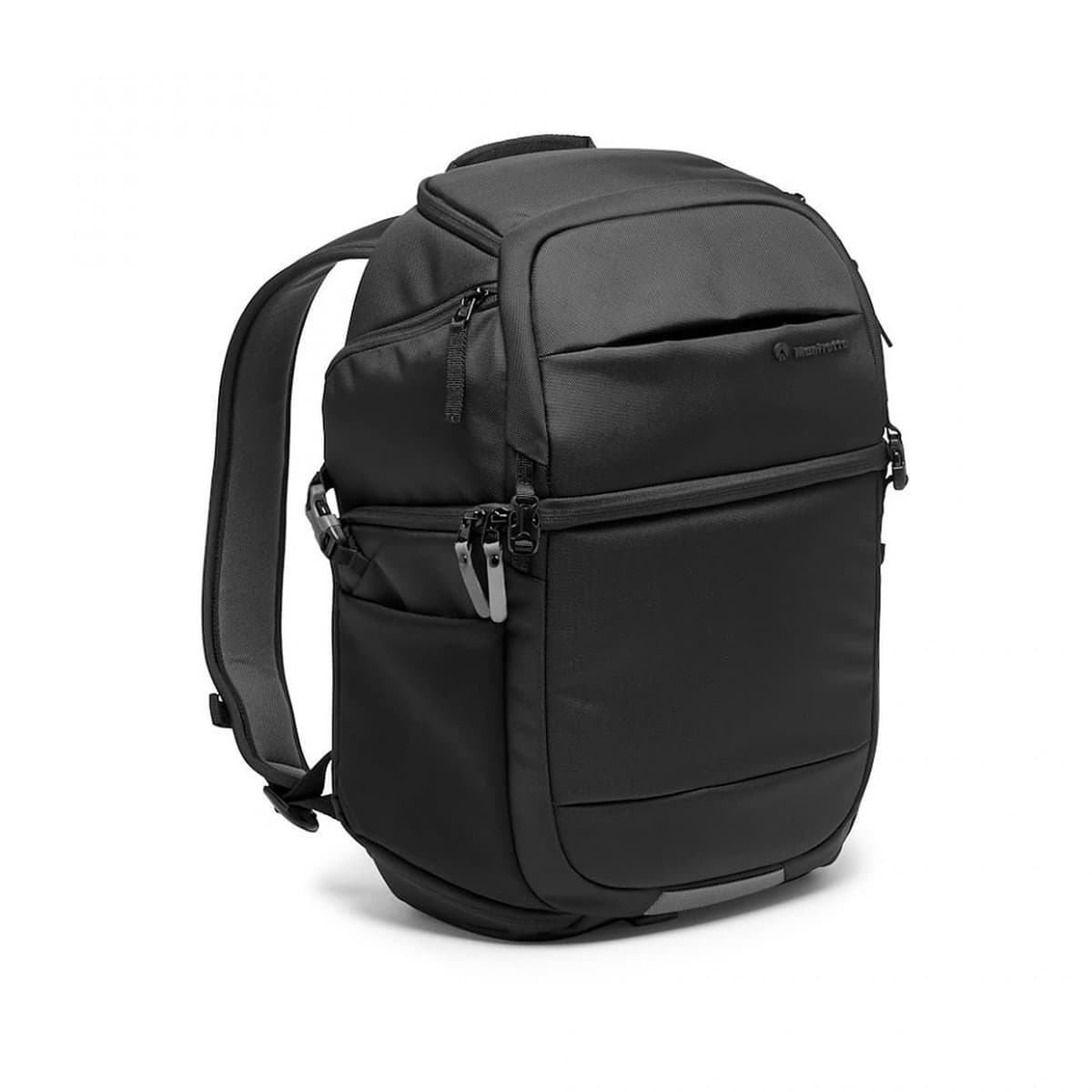 Mochila profesional Manfrotto Advanced Fast III para cámara SLR/mirrorless con lentes y laptop, divisores acolchados intercambiables, acceso lateral y montaje para trípode CSMBMA3-BP-FM