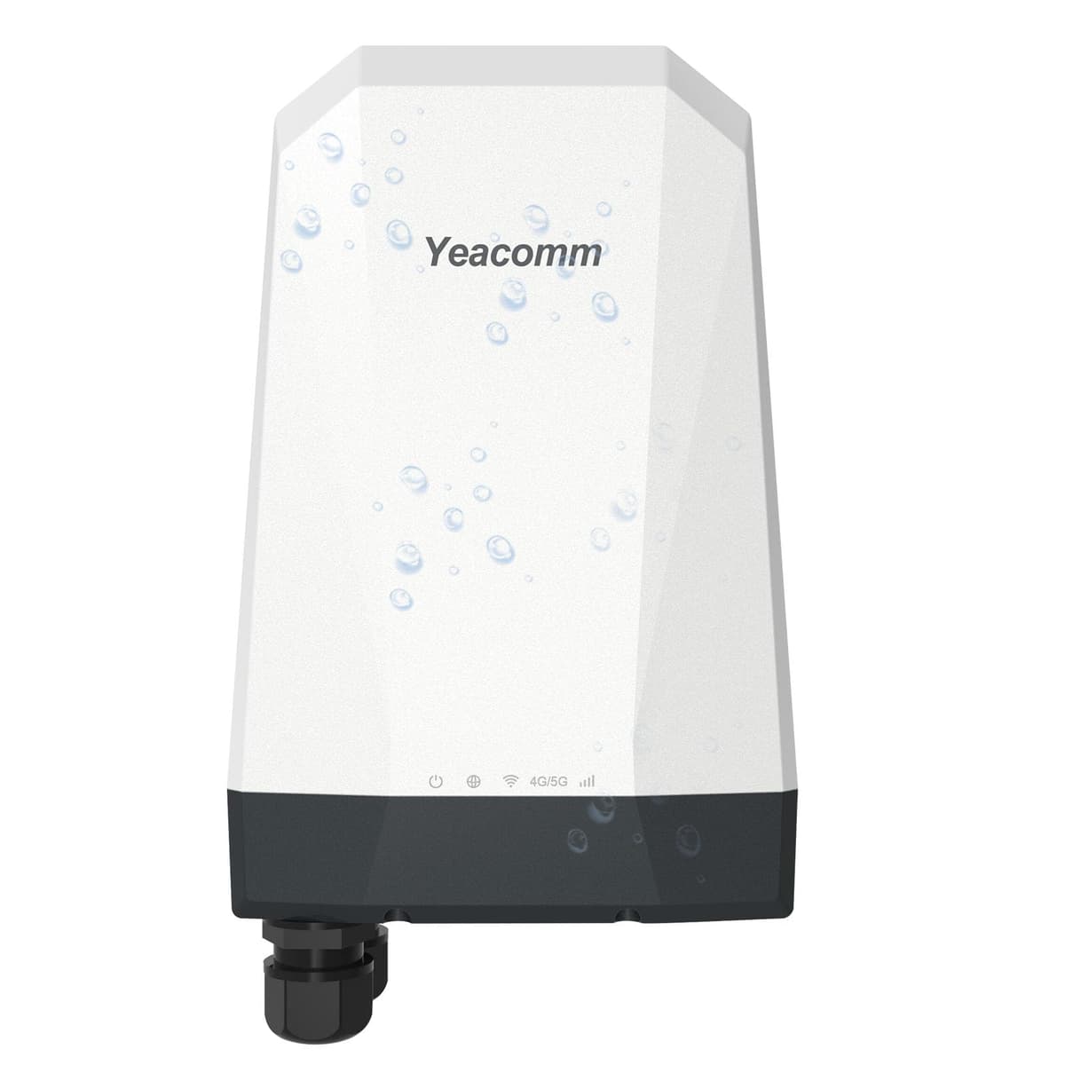 Yeacomm Router Exterior 5G NR610 con doble Nano SIM, IP67,4x4 MIMO, PoE