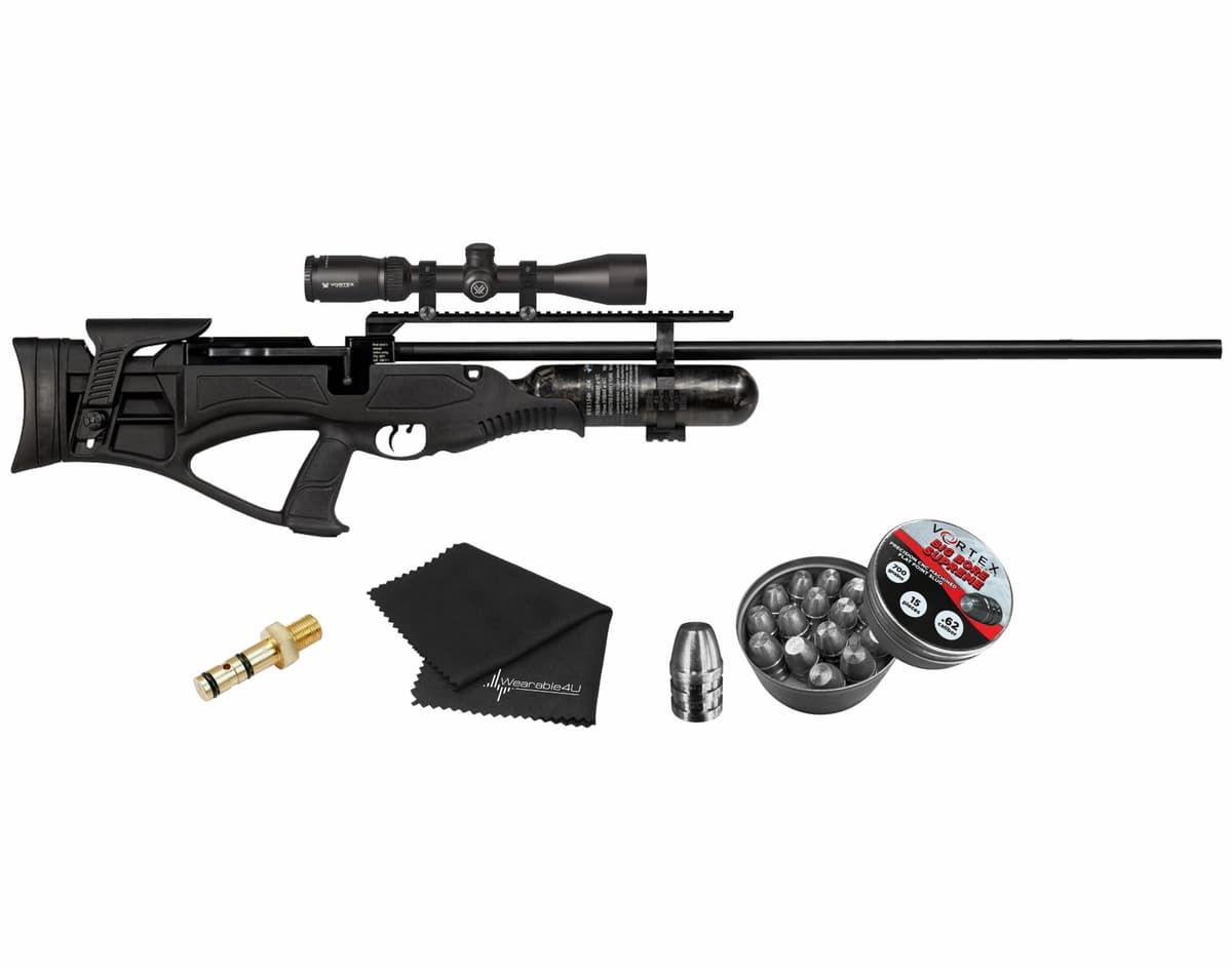Wearable4U Hatsan PileDriver Bullpup .62 Cal PCP 780 FPS / 700+ FPE Side Lever con Accesorios y Mira