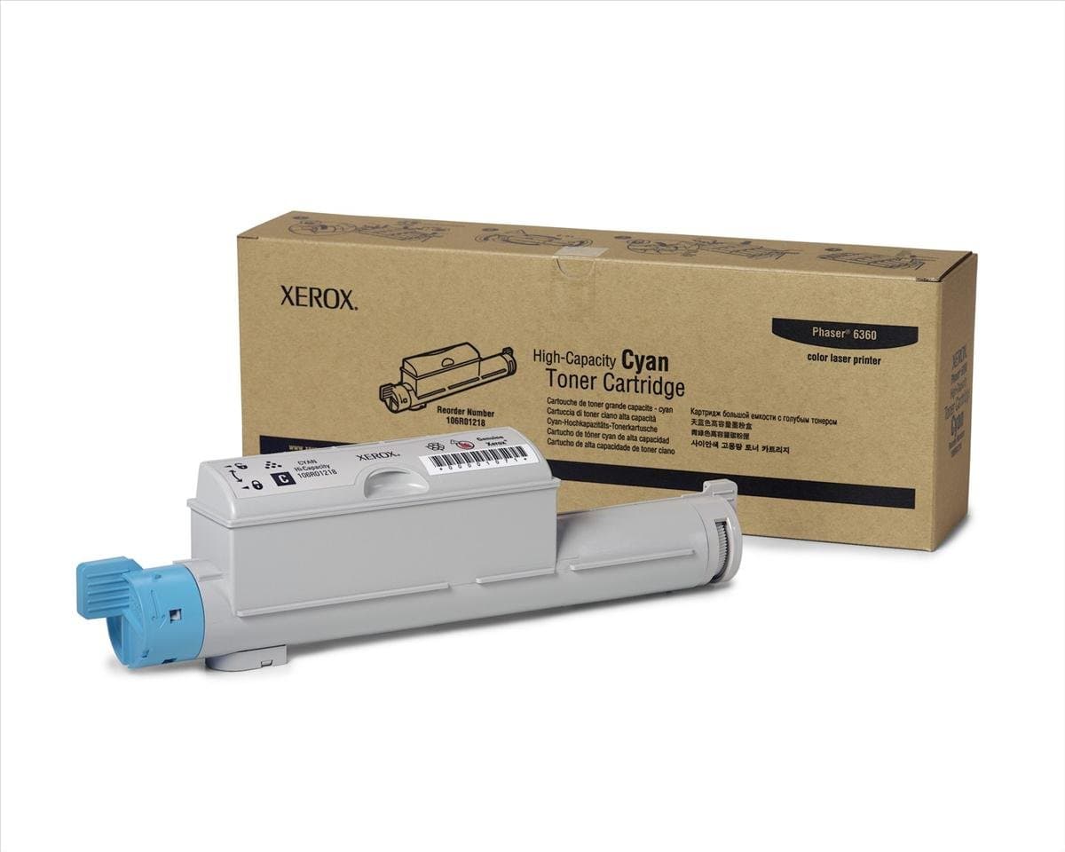 Xerox Phaser 6360 Cartucho de Toner Cian Alta Capacidad 106R01218