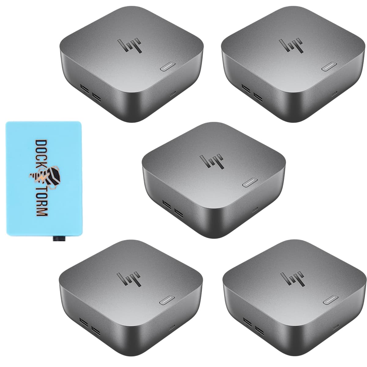 HP 180W G6 Thunderbolt 4 Ultra Dock con DKZ Hub (9X481UT#ABA) Paquete de 5