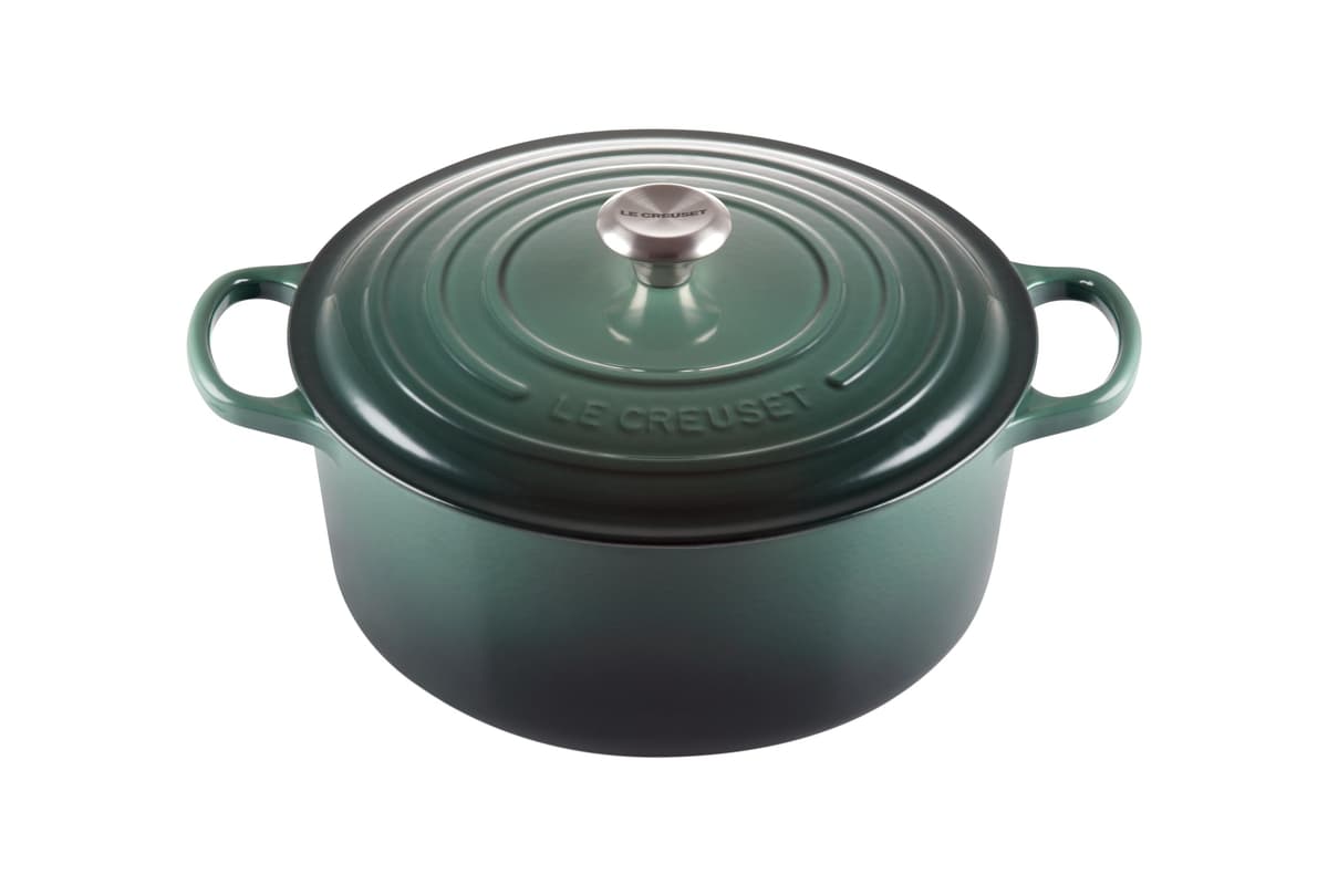 Le Creuset Dutch Oven Redondo esmaltado Signature 9 qt., color Artichaut LS2501-30795SS