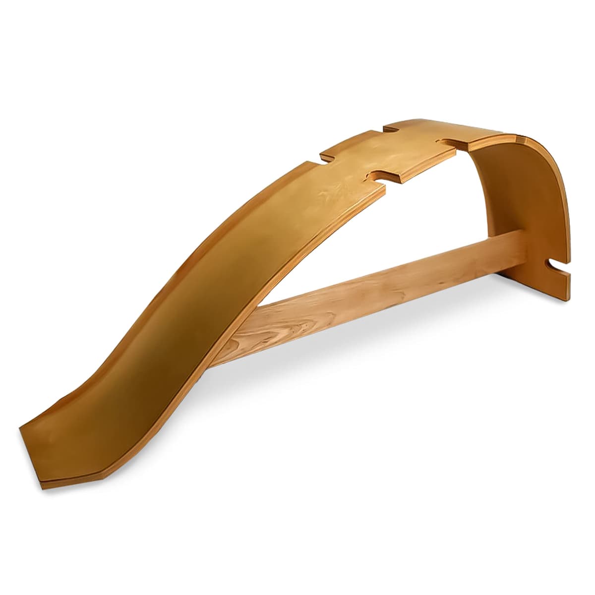 Bean Products Whale Therapeutic Stretching Bench Banco curvo de madera para estiramiento y alivio de espalda