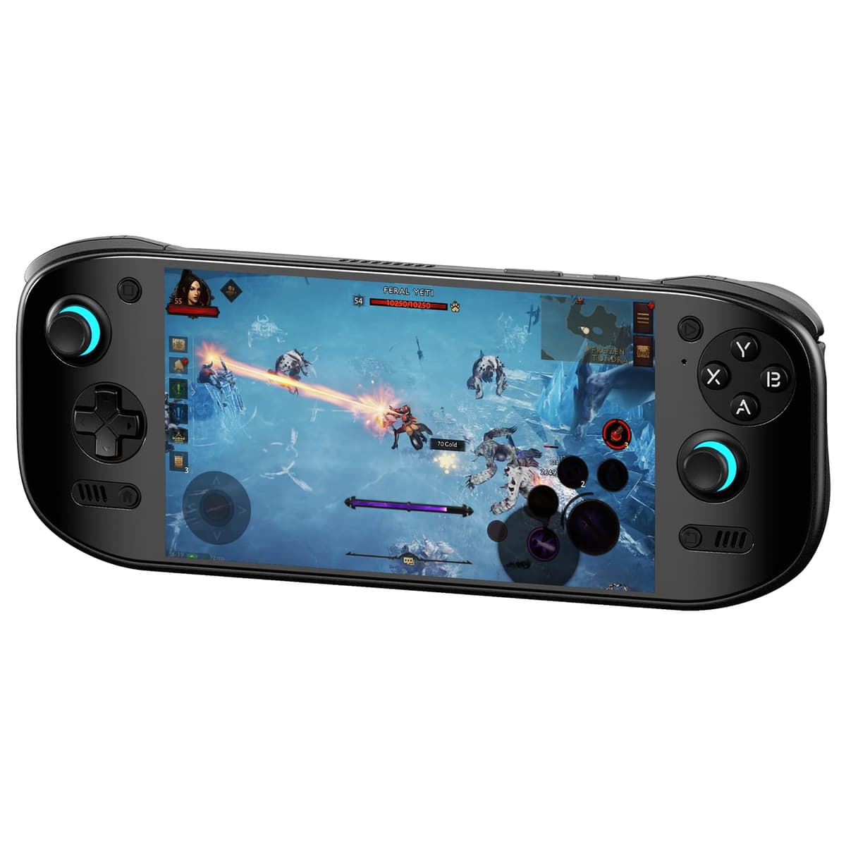 AYN Odin 2 Portal Max Consola de Juegos Portátil: OLED 7" 120Hz, Snapdragon 8 Gen 2, 16GB RAM, 1TB Almacenamiento, Android 13, 8000mAh, Juegos Retro y Modernos