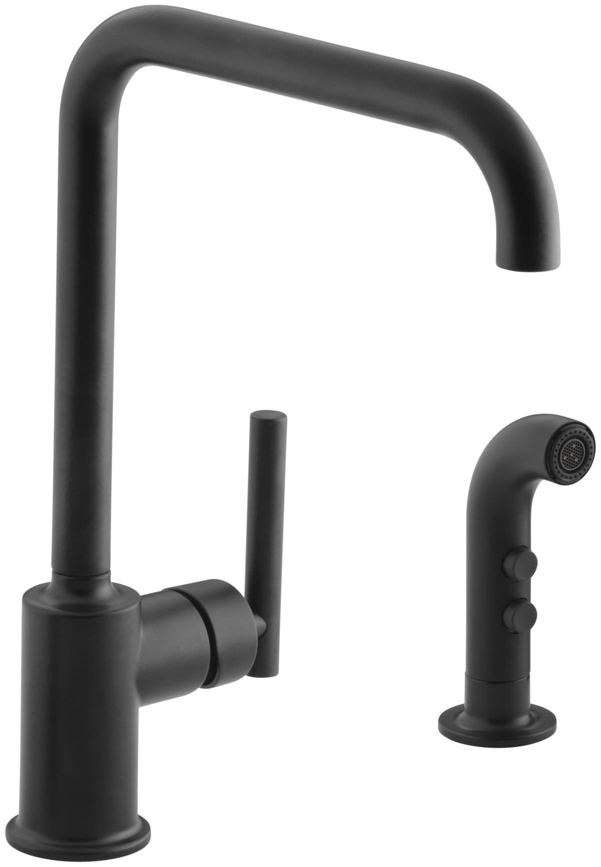 KOHLER Purist Primary Swing Spout con spray K-7508-BL